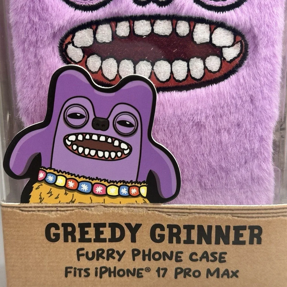 Fuggler Greedy Grinner Furry iPhone 17 Pro Max Phone Case Purple Monster